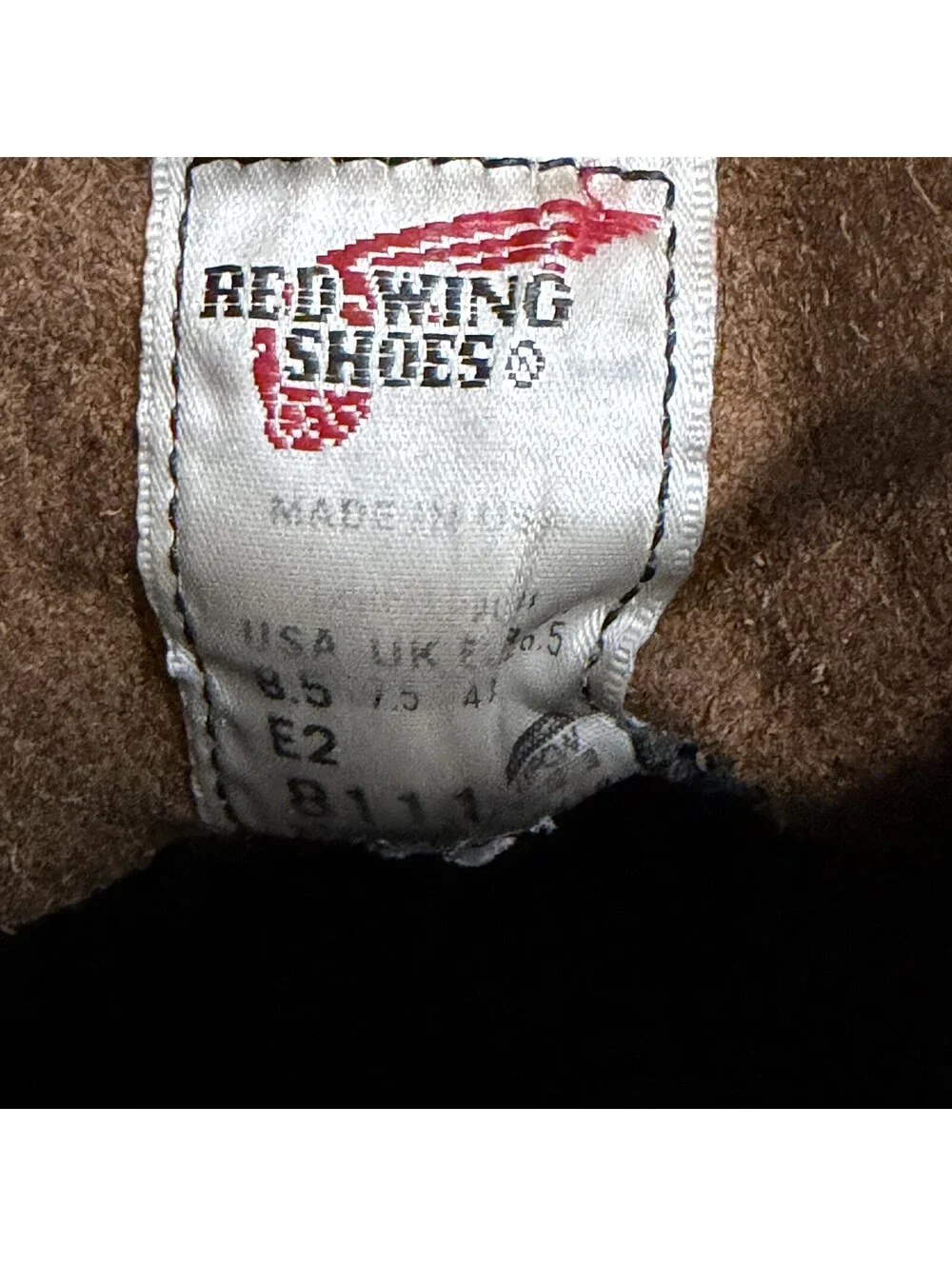 Red Wing Iron Ranger 6-Inch Boots Heritage 8111 Amber Harness Leather Men 8.5 E2